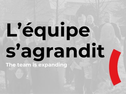 L’équipe s’agrandit