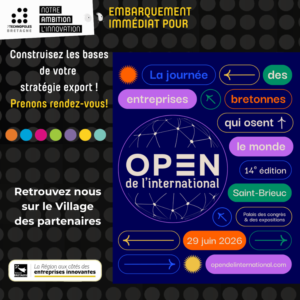 Retrouvez nous sur le Village des partenaires (1)