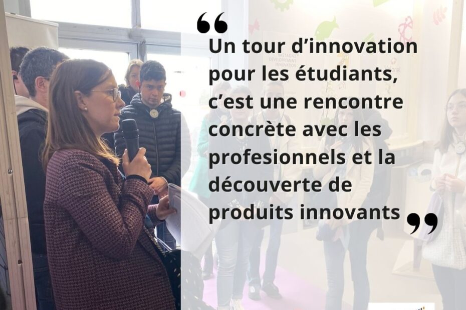 sensiblisation des étudiants au salon professionnel du CFIA 2024 à Rennes